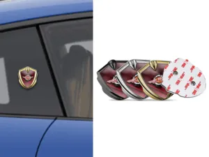 Metal Domed Emblem Force Design High-Quality